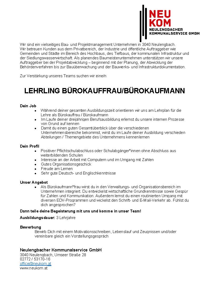 20230601 Stellenausschreibung LehreBüro 